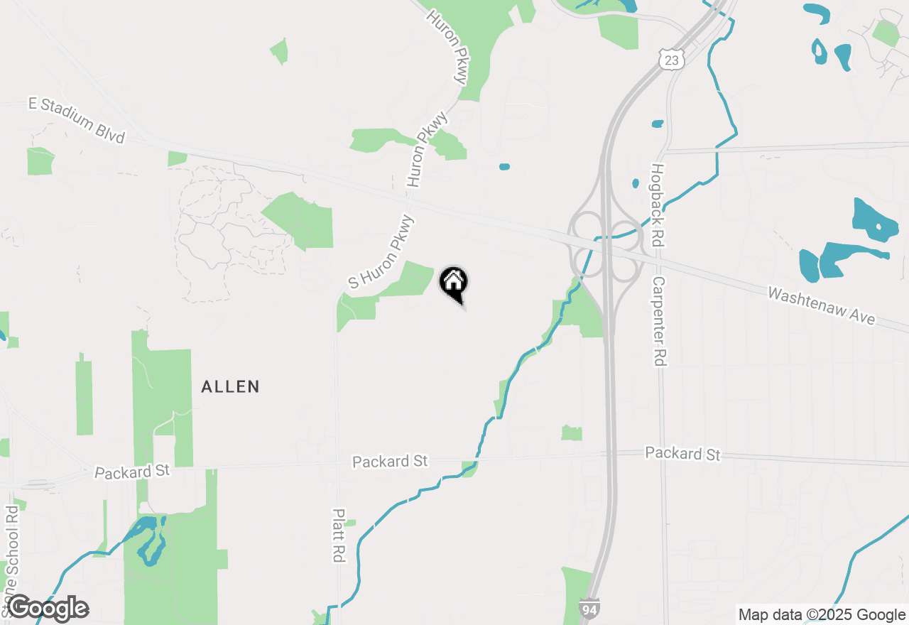 Map of 2418 Pittsfield Boulevard, Ann Arbor, MI 48104