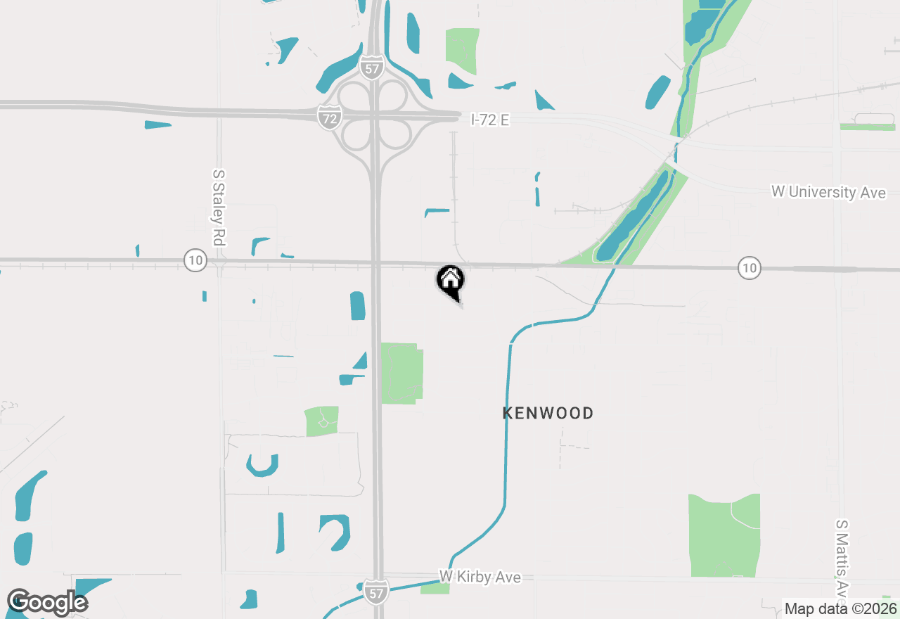 Map of 3213 Kimberly Drive, Champaign, IL 61821
