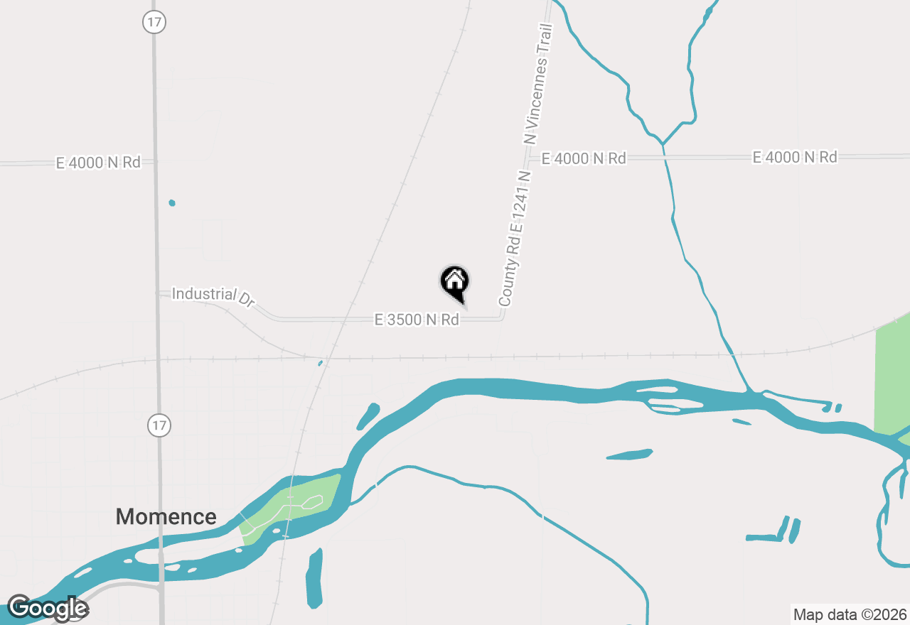 Map of 11929 E 3500n Road, Momence, IL 60954
