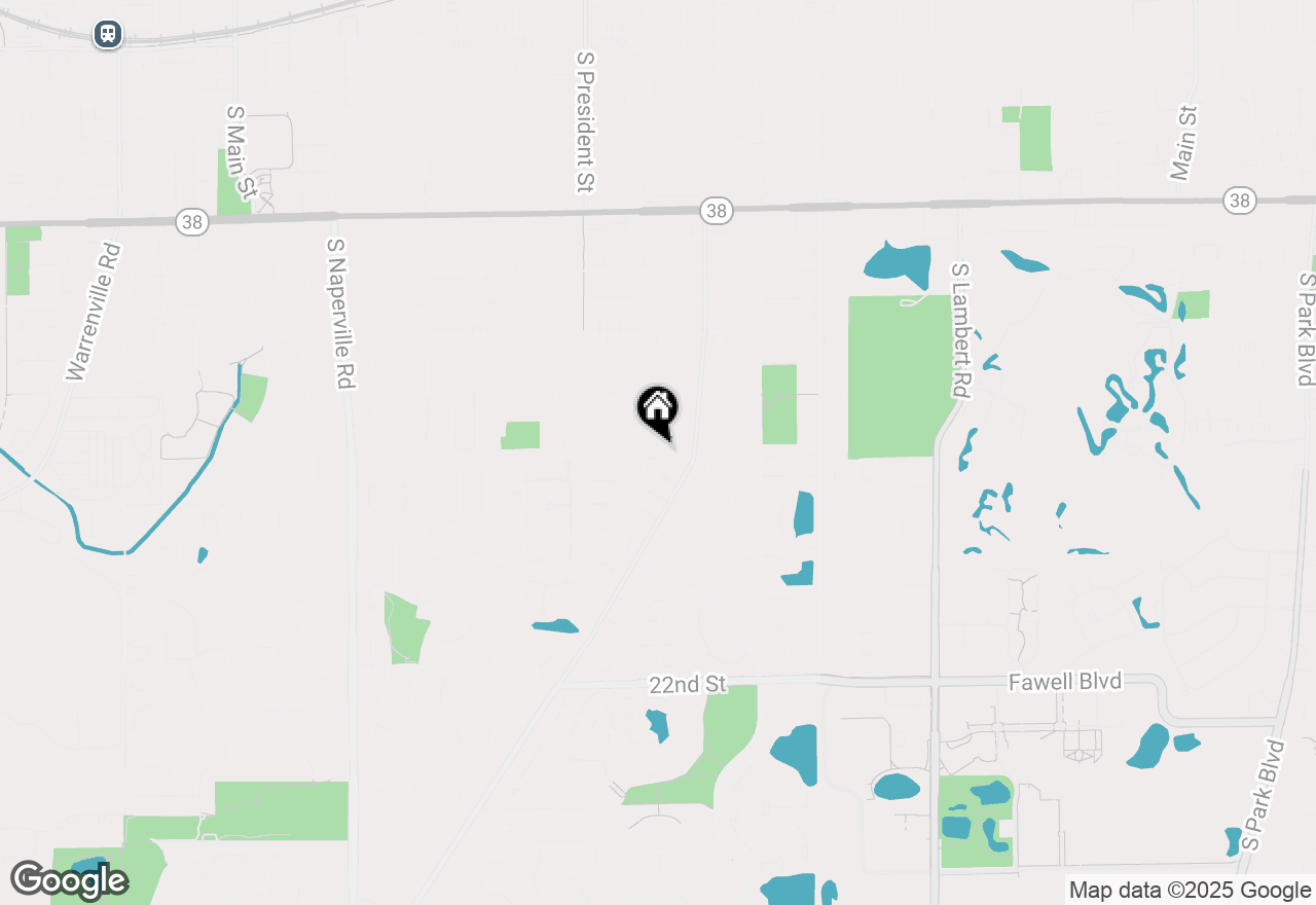 Map of 1251 Loughborough Court, Wheaton, IL 60189