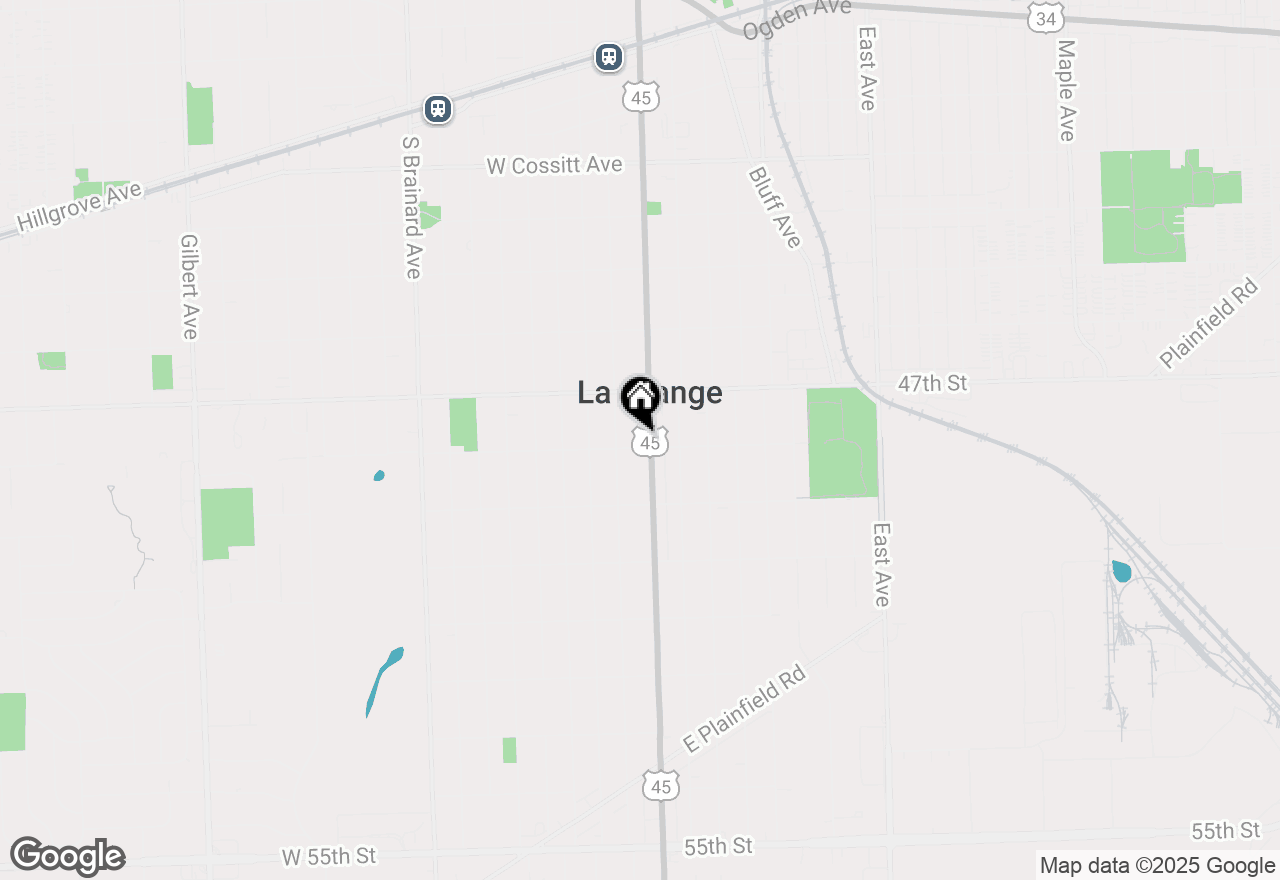 Map of 544 S La Grange Road #2S, La Grange, IL 60525