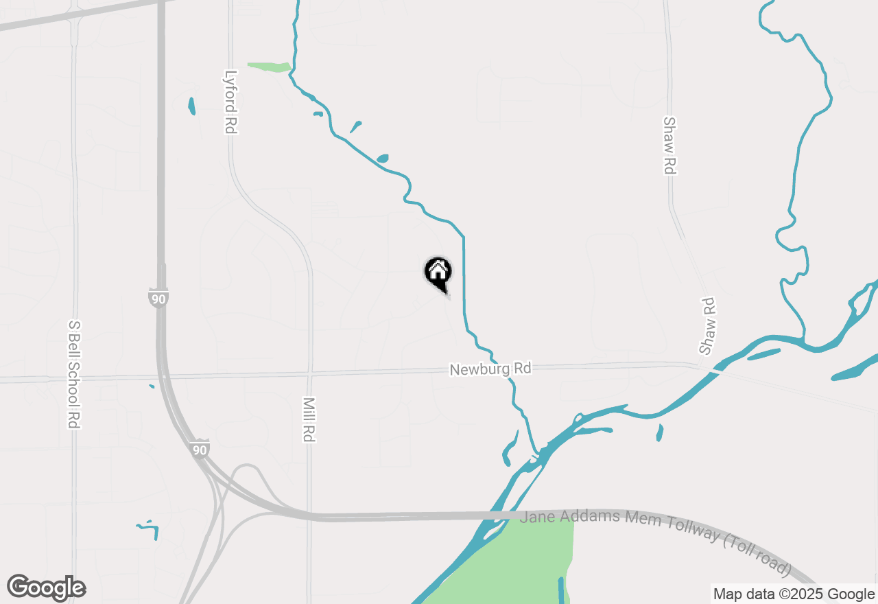 Map of 1321 Melwood Drive, Rockford, IL 61108