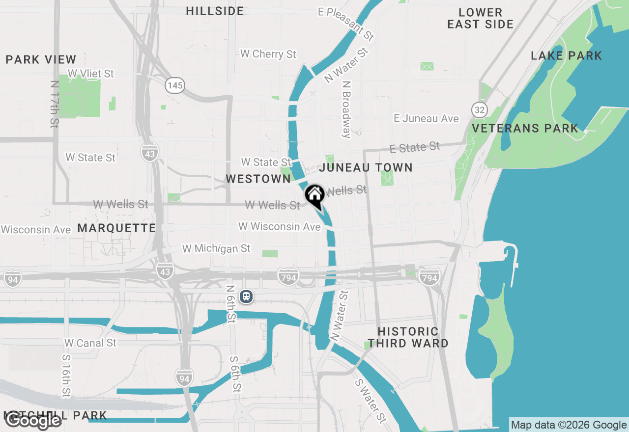 Map of 730 N Plankinton Ave #10C, Milwaukee, WI 53203