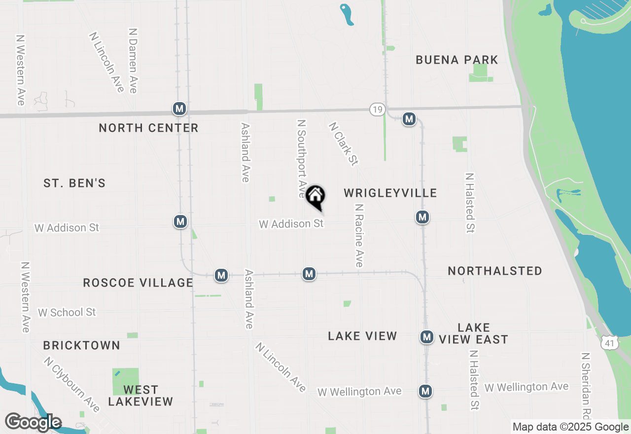 Map of 3610 N Wayne Avenue, Chicago, IL 60613