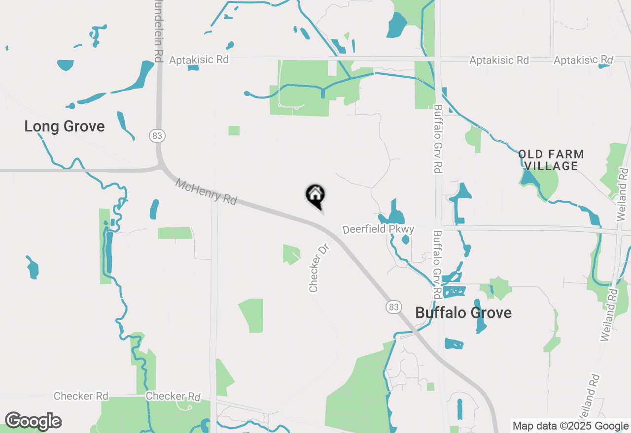 Map of 1145 Devonshire Road, Buffalo Grove, IL 60089