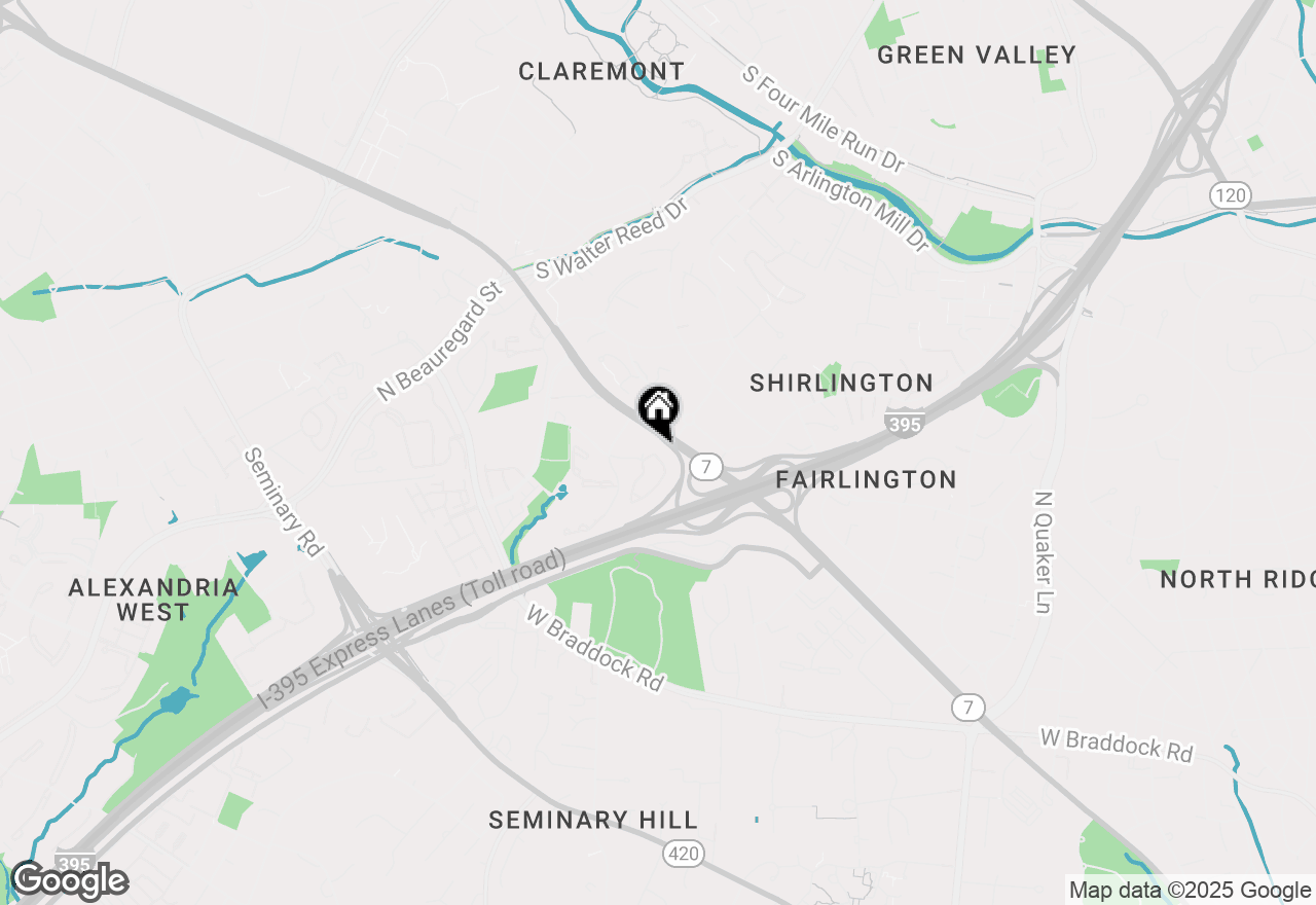 Map of 3315 Wyndham Circle #3222, Alexandria, VA 22302