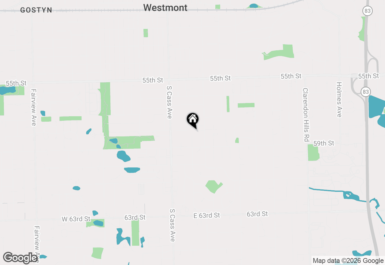 Map of 705 Heath Court, Westmont, IL 60559
