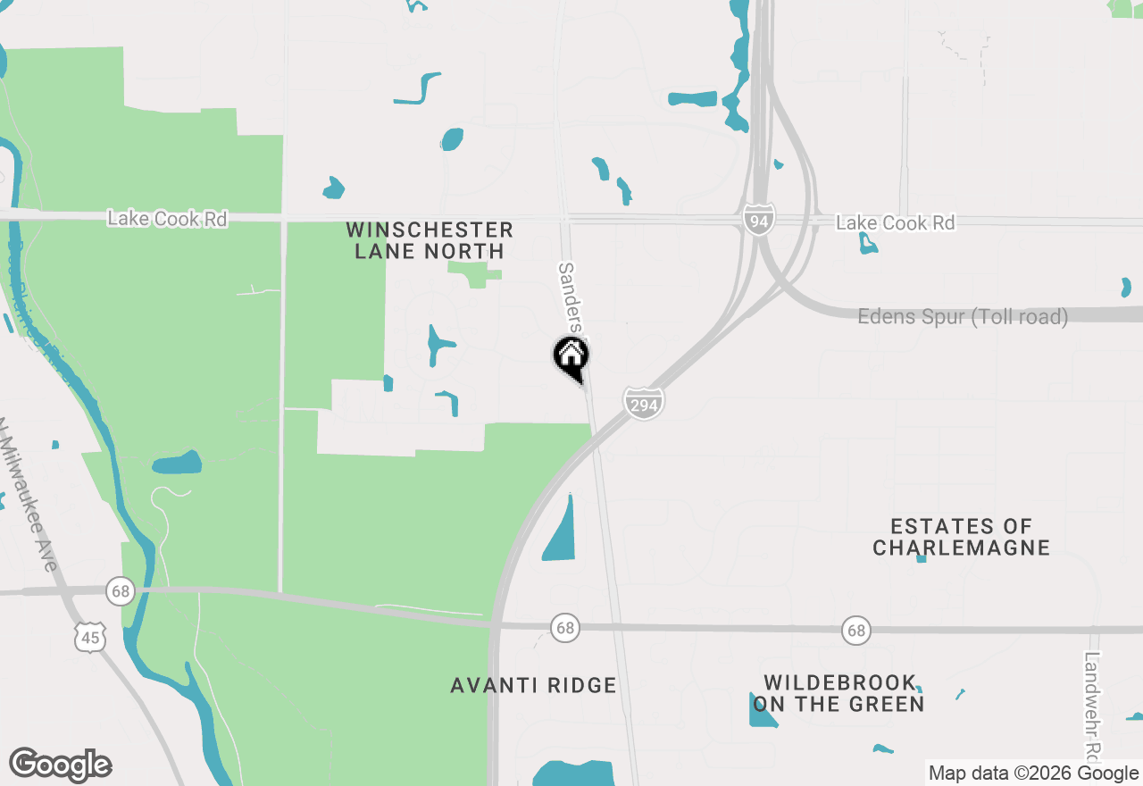 Map of 340 Sanders Road, Northbrook, IL 60062