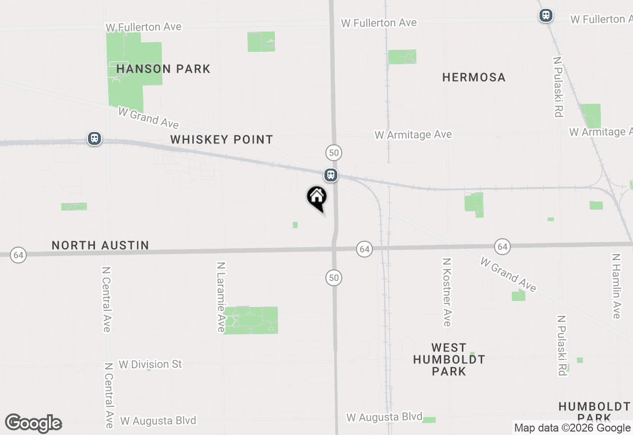 Map of 4840 W Wabansia Avenue, Chicago, IL 60639