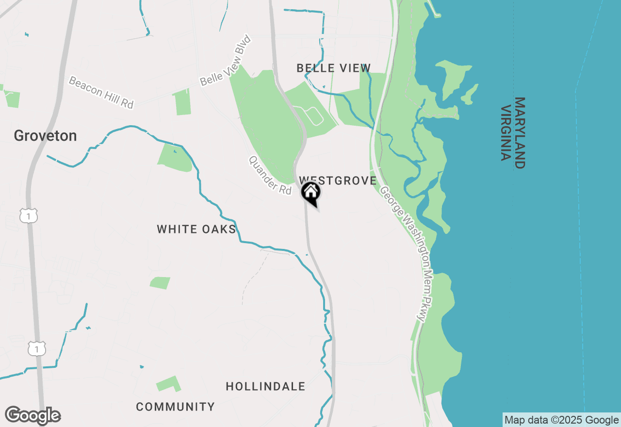 Map of 7105 Fort Hunt Road, Alexandria, VA 22307