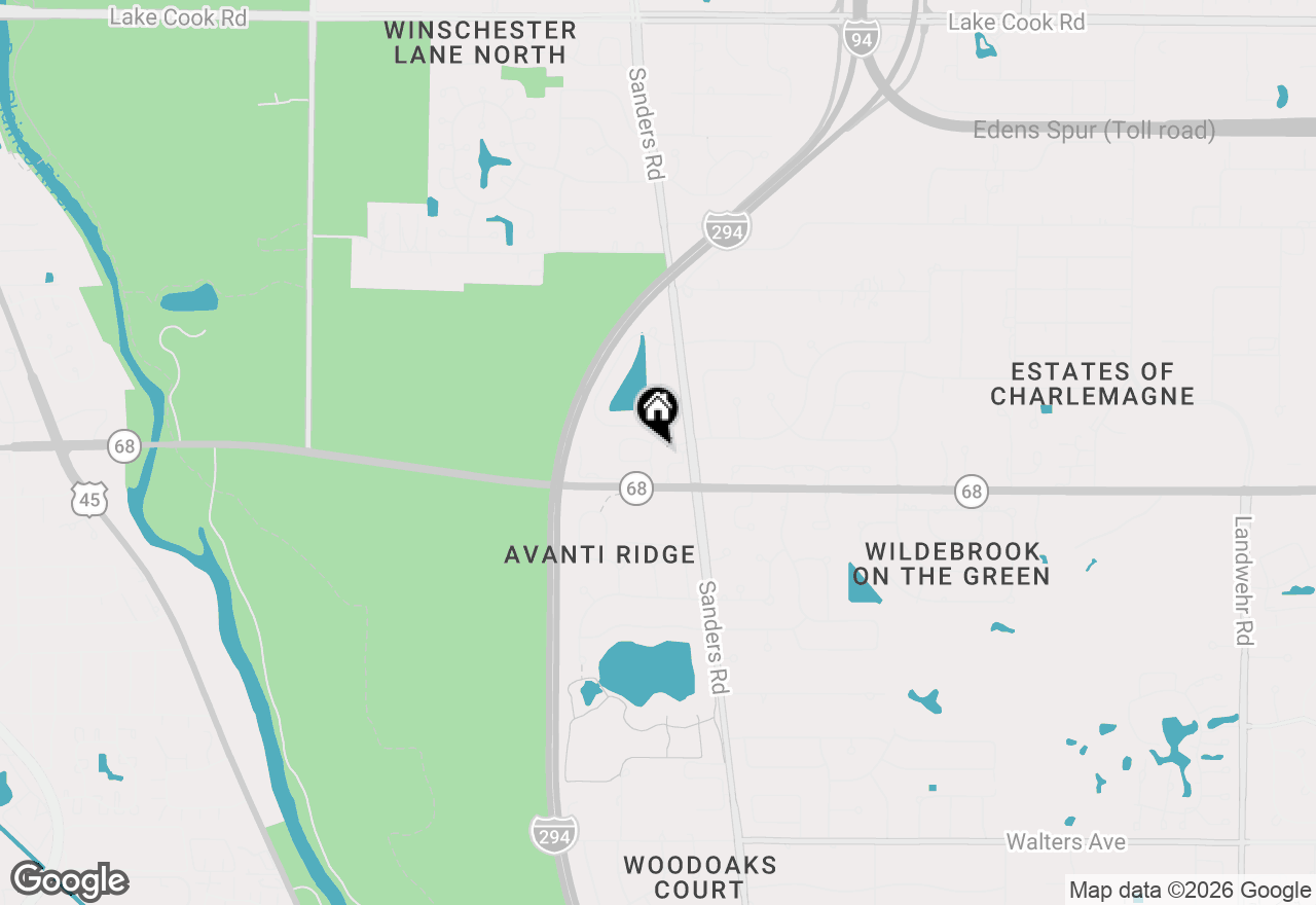 Map of 717 Sarah Lane, Northbrook, IL 60062