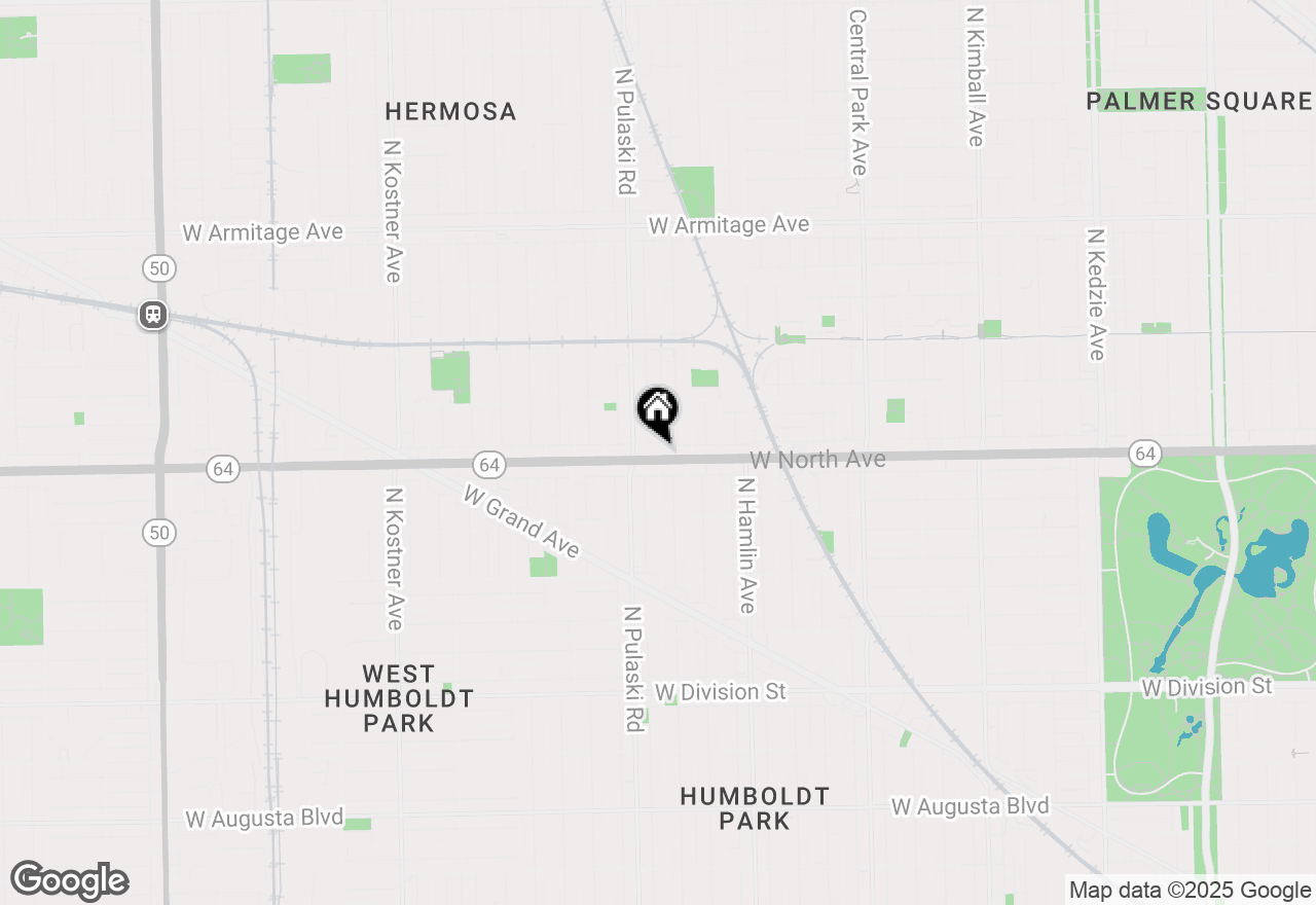 Map of 3934 W North Avenue, Chicago, IL 60647