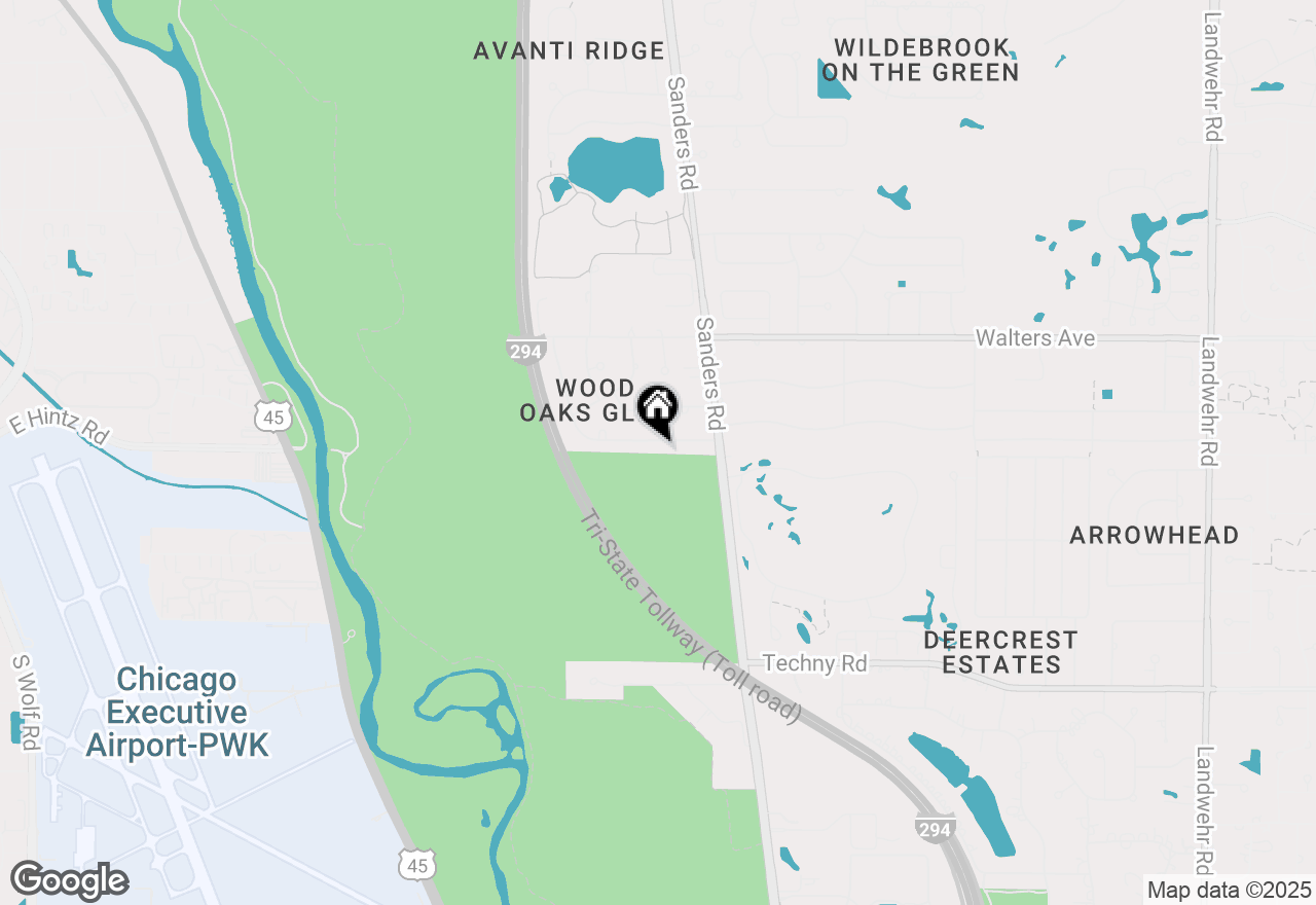 Map of 4145 Terri Lyn Lane, Northbrook, IL 60062