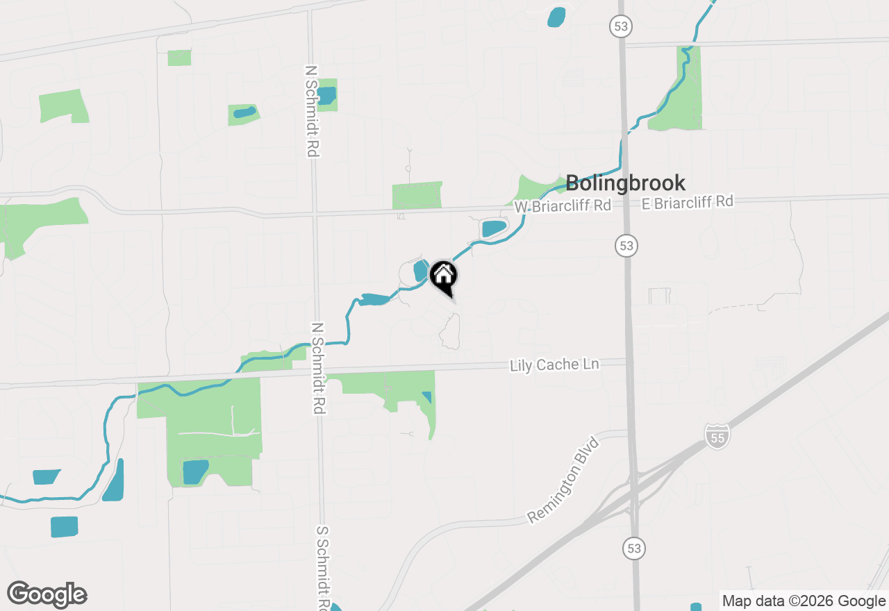 Map of 372 Windsong Court, Bolingbrook, IL 60440
