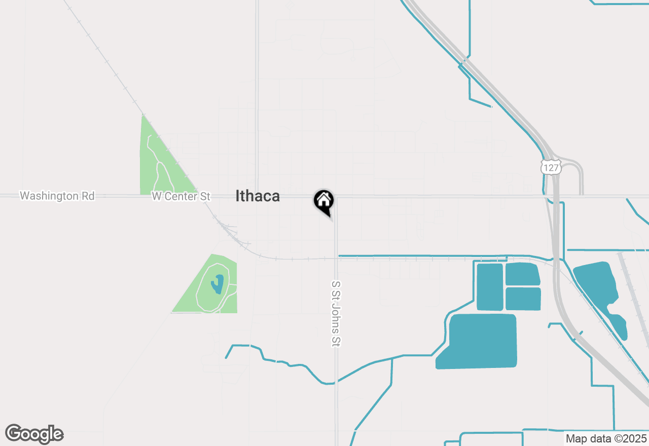 Map of 211 S Ithaca Street, Ithaca, MI 48847