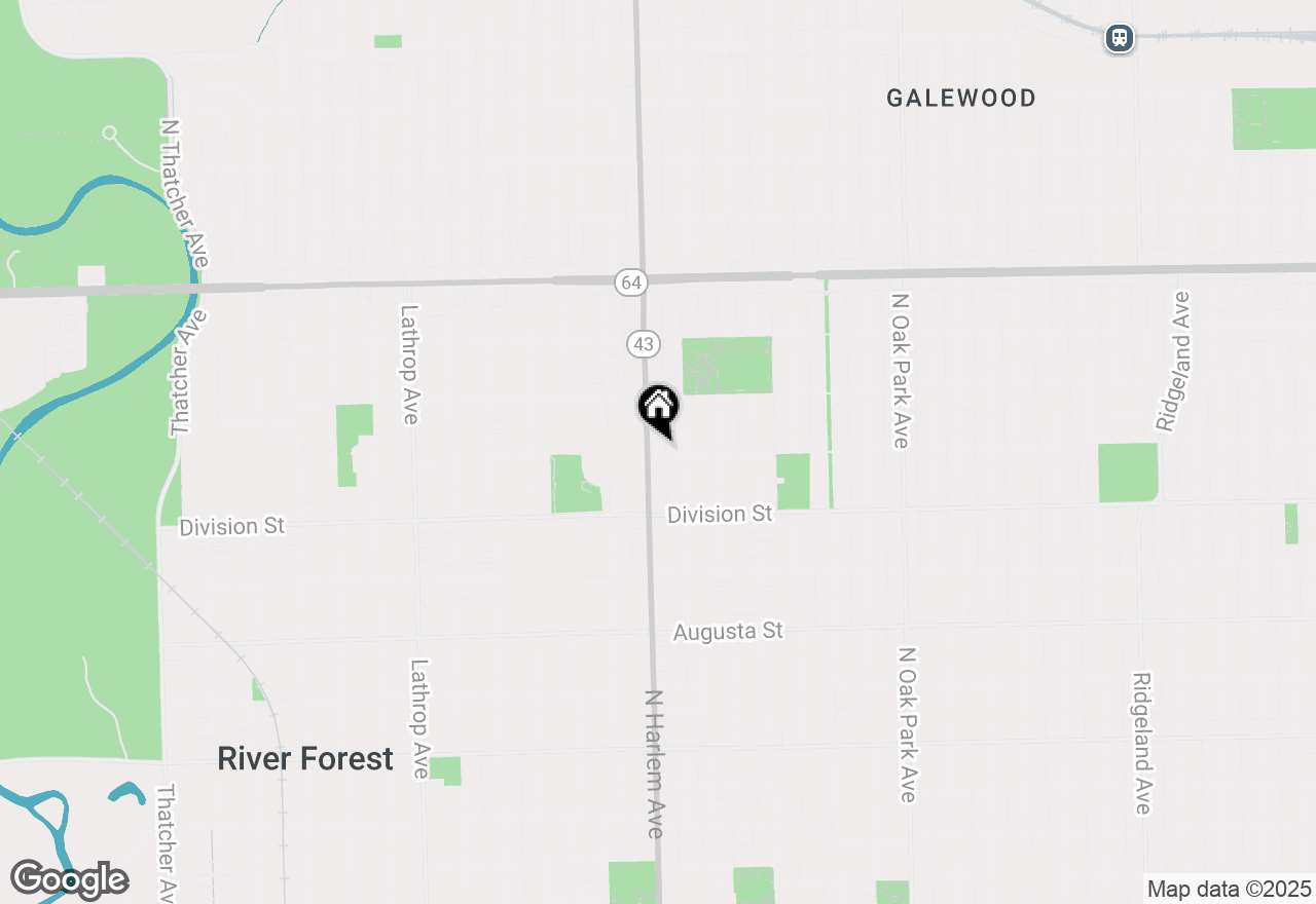 Map of 1301 N Harlem Avenue #9, Oak Park, IL 60302