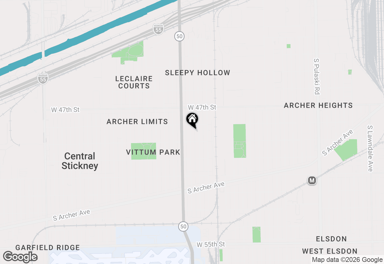 Map of 4825 S Keating Avenue, Chicago, IL 60632