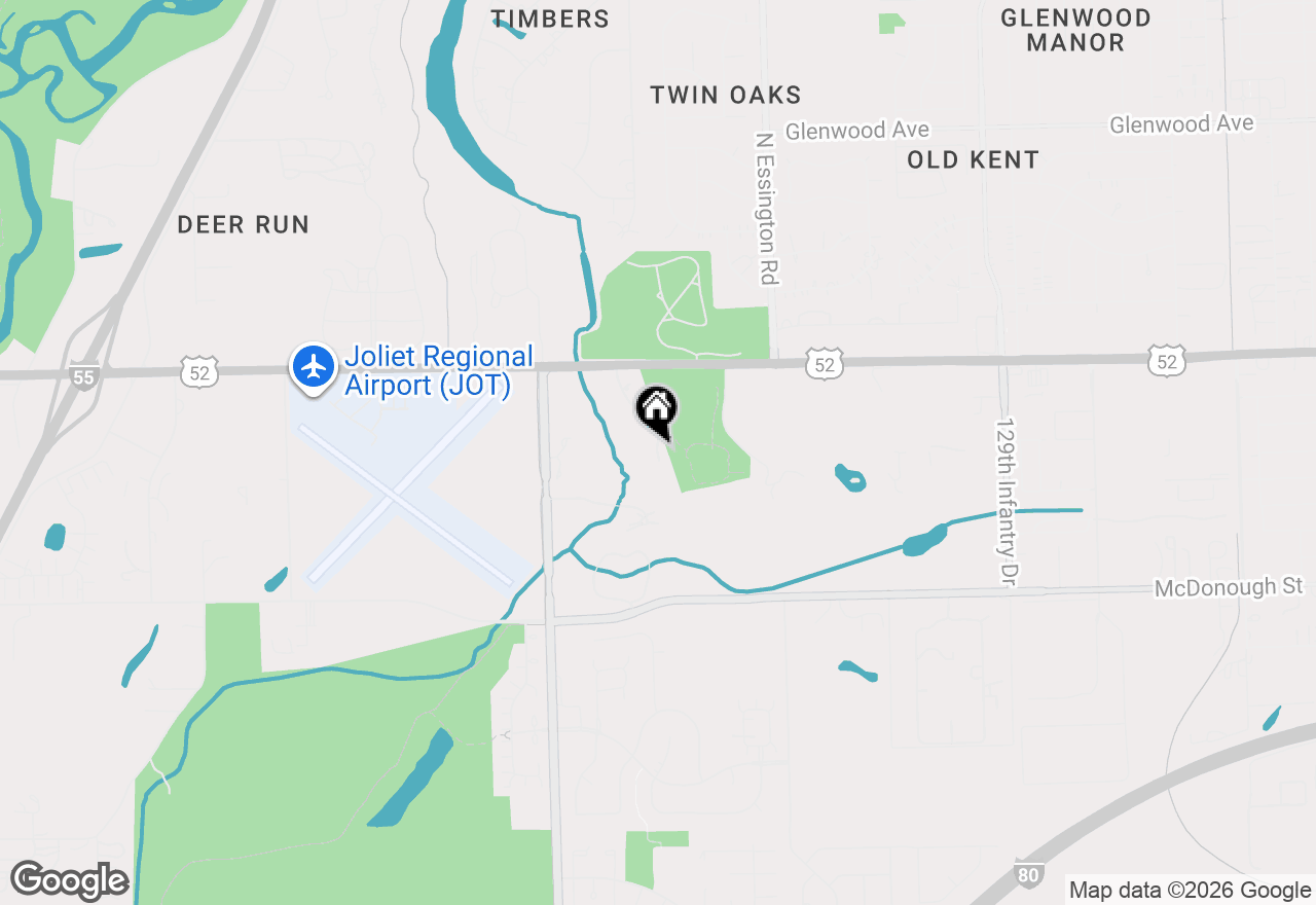 Map of 4 Eden Lane, Joliet, IL 60431