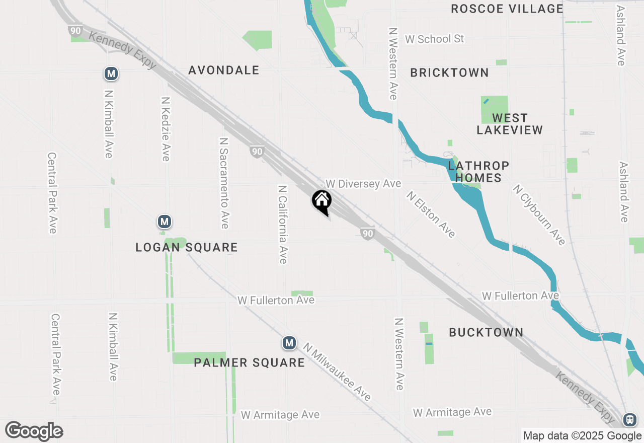Map of 2632 N Talman Avenue, Chicago, IL 60647