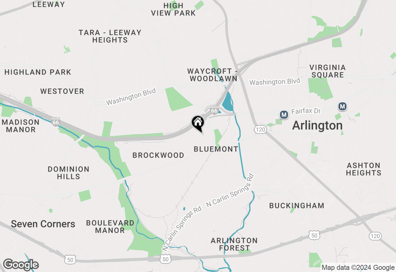 Map of 5108 9th Street N, Arlington, VA 22205