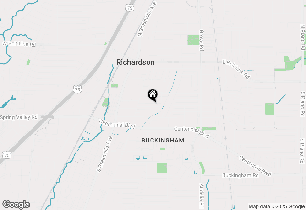 Map of 421 Maple Street, Richardson, TX 75081