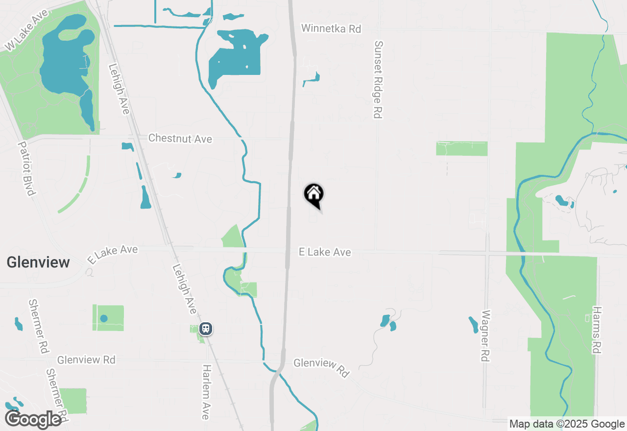 Map of 1502 Plymouth Place #1W, Glenview, IL 60025