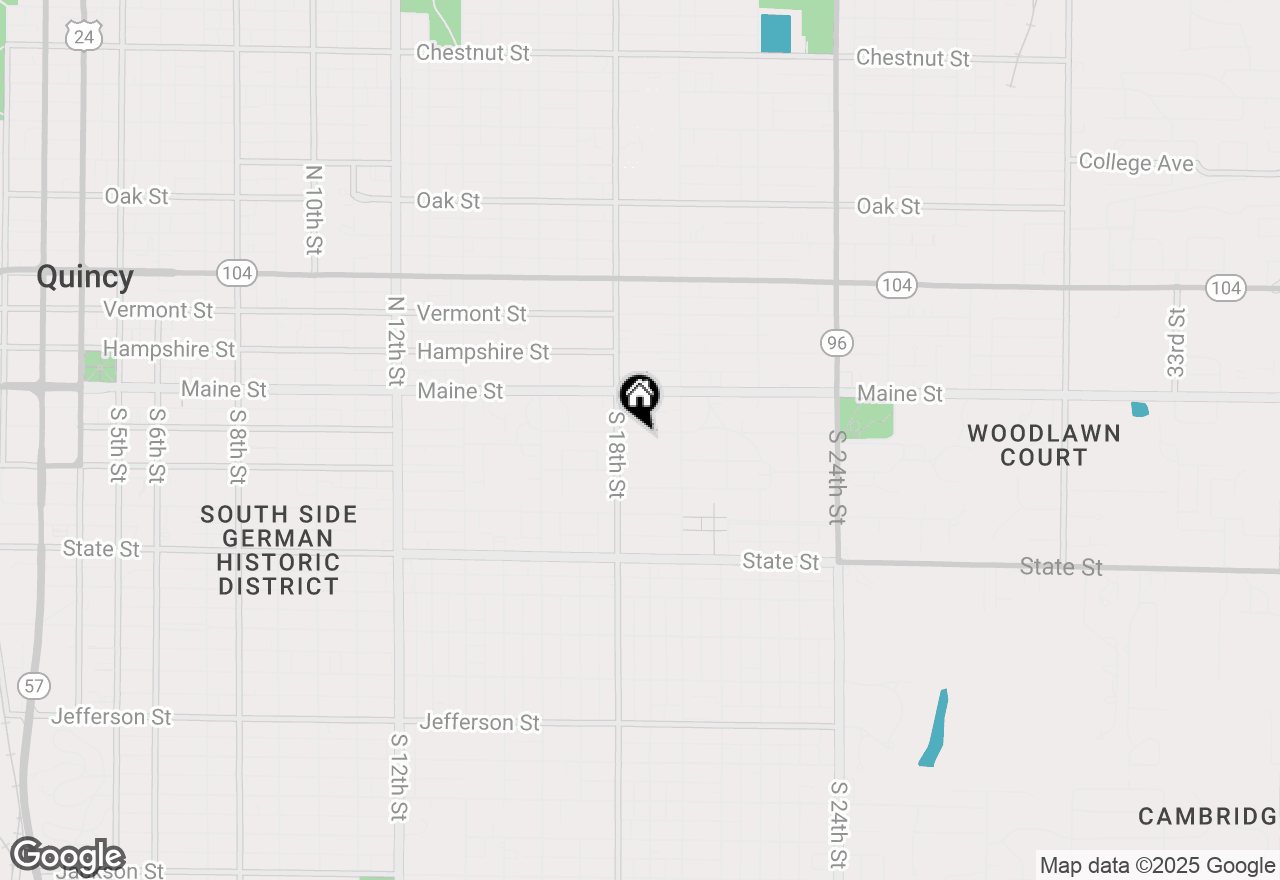 Map of 1824 Jersey, Quincy, IL 62301