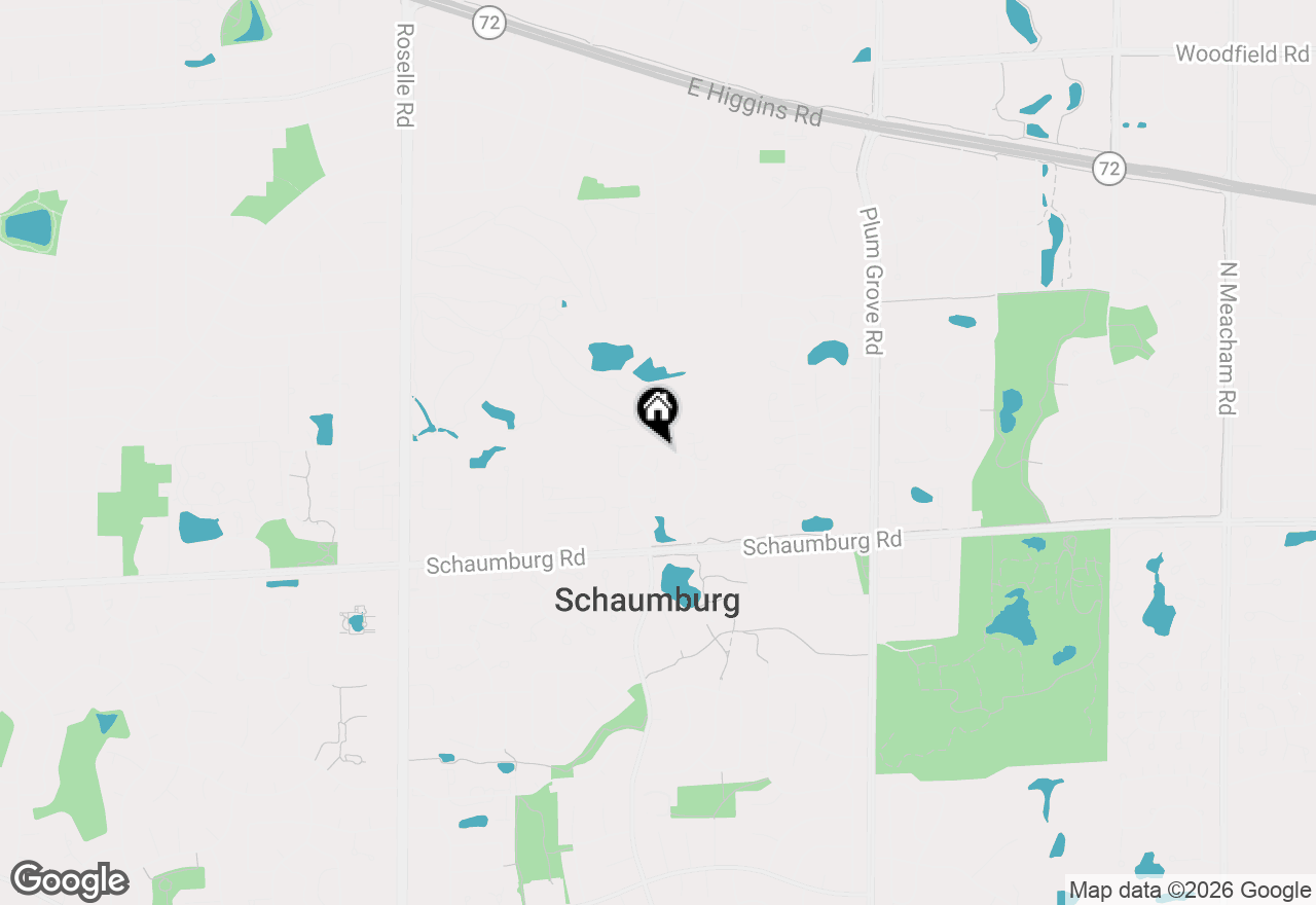 Map of 204 Bright Ridge Drive, Schaumburg, IL 60194