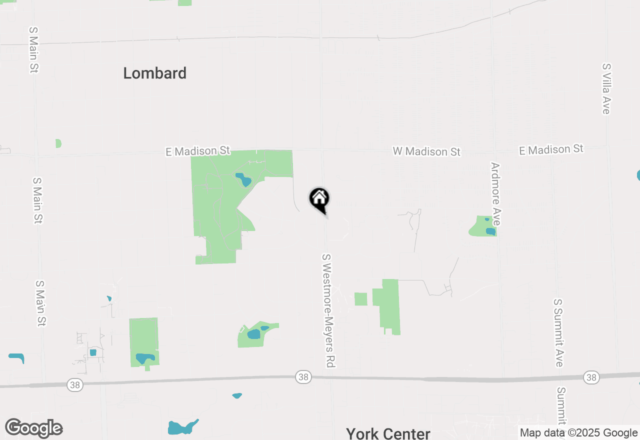 Map of 825 S School Street, Lombard, IL 60148