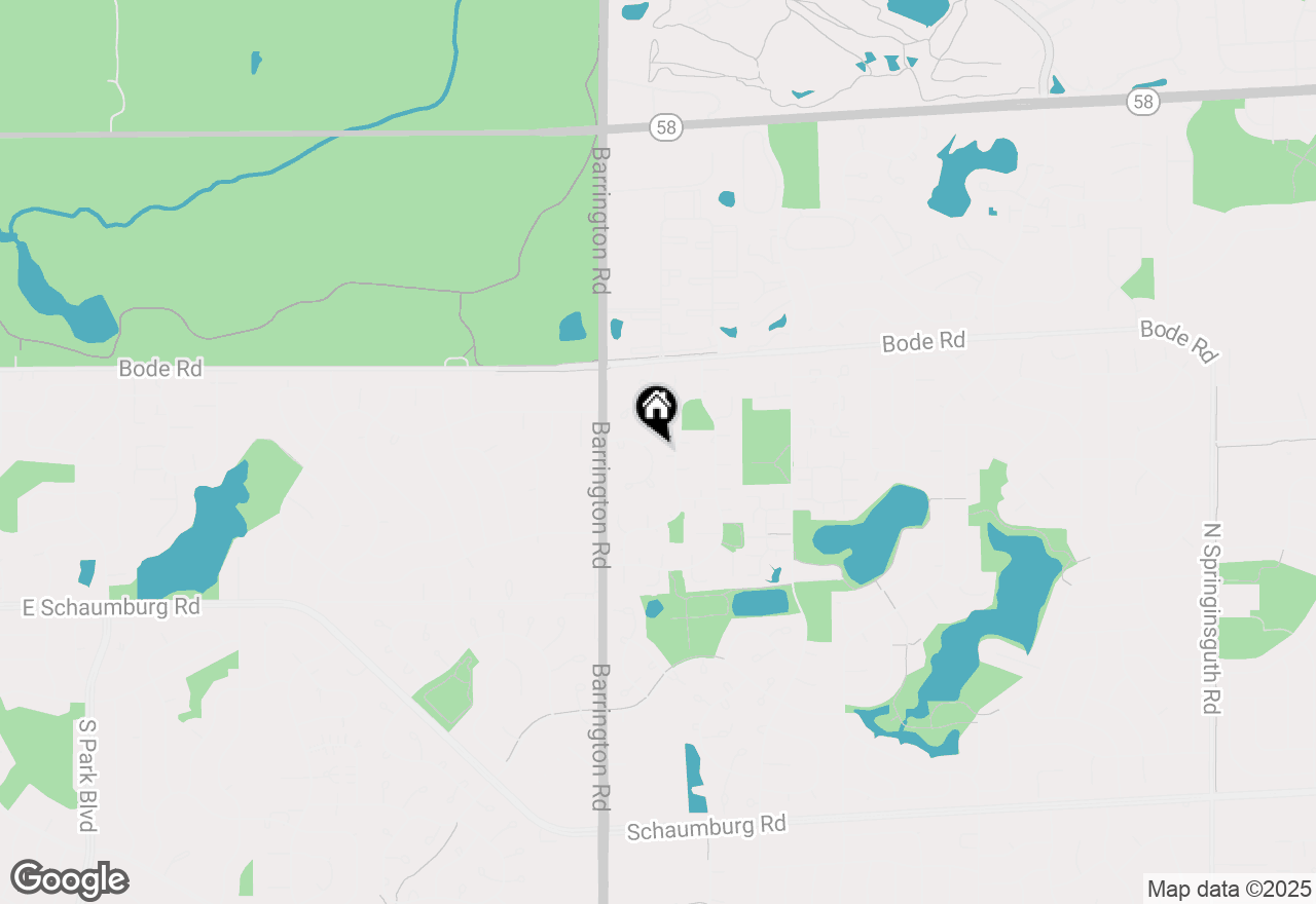 Map of 1924 Quaker Hollow Lane, Streamwood, IL 60107