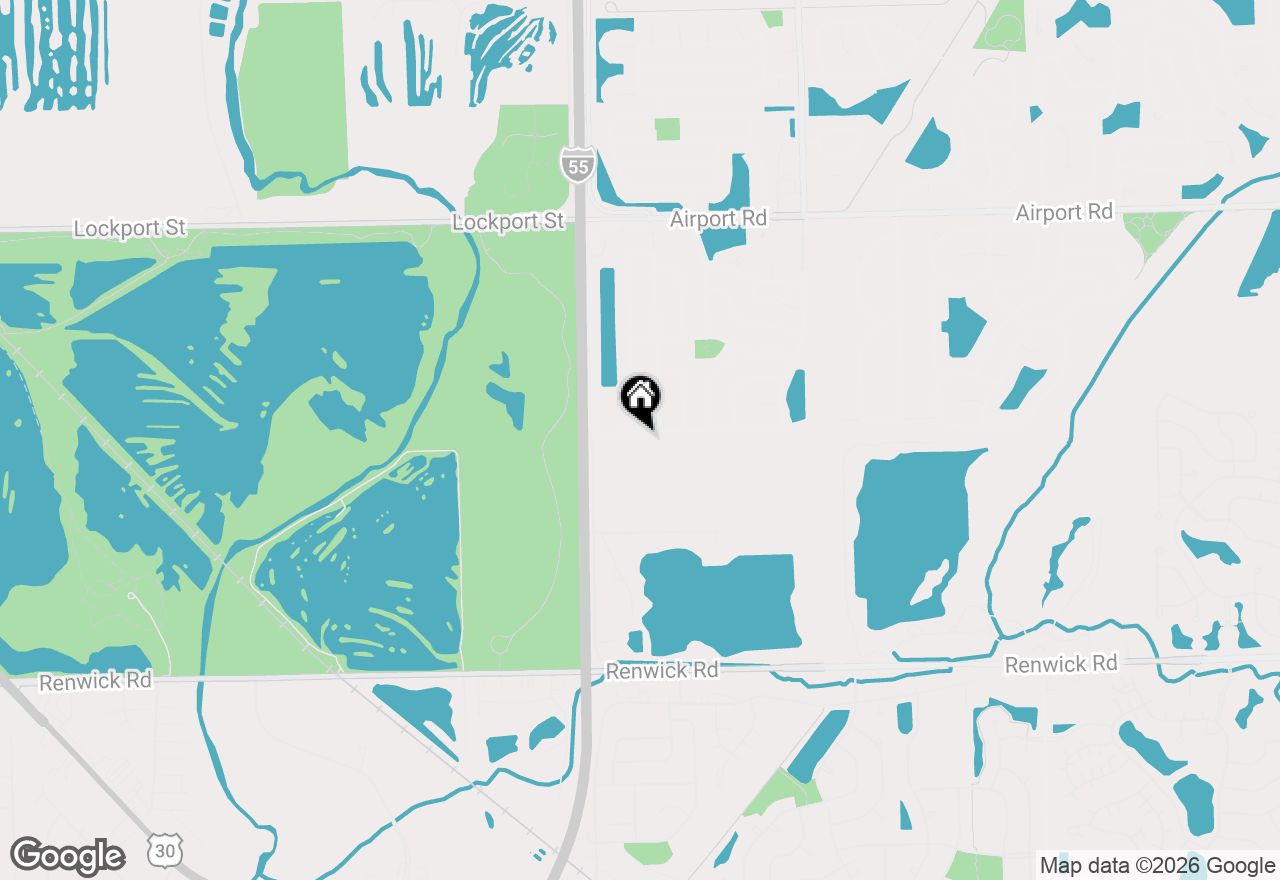 Map of 2057 W Helen Drive, Romeoville, IL 60446