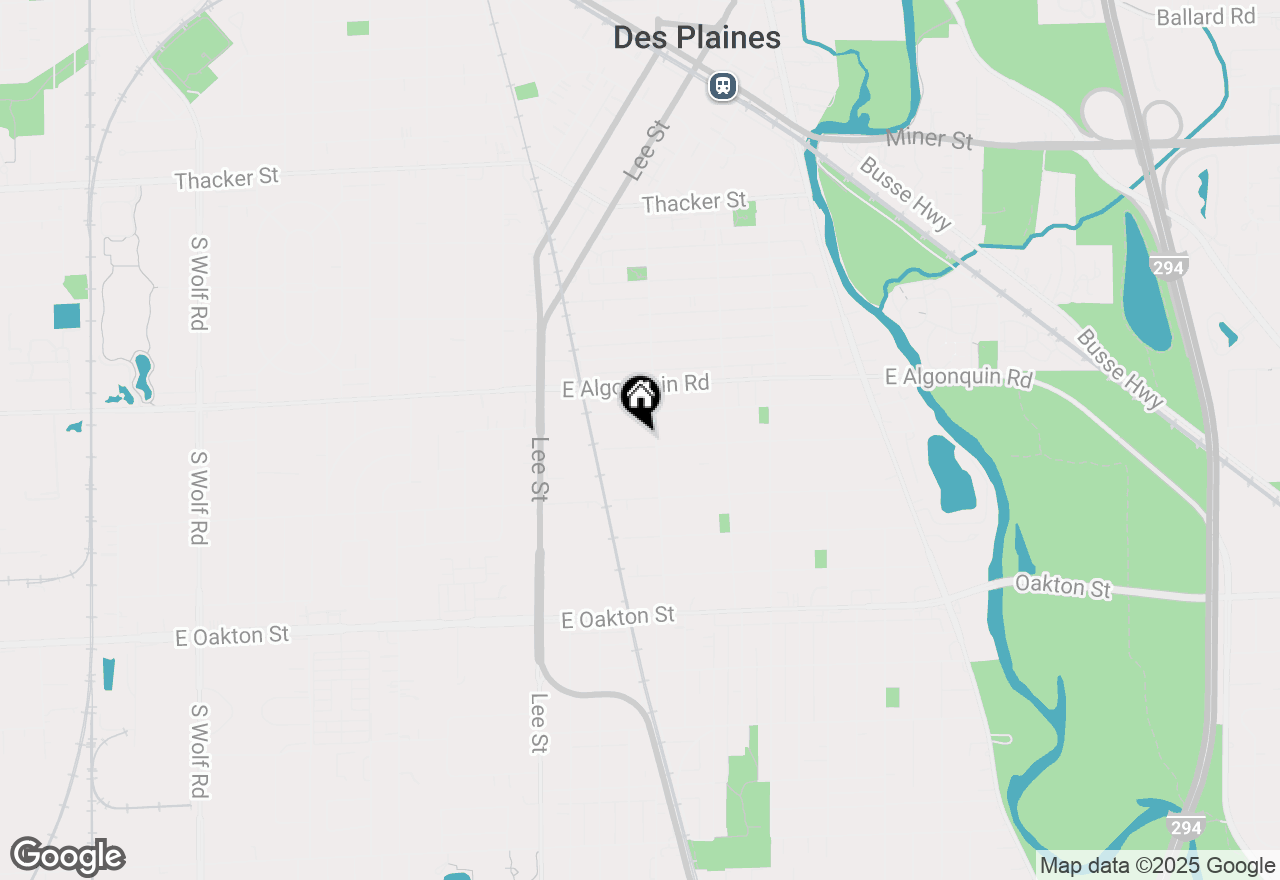 Map of 1376 Whitcomb Avenue, Des Plaines, IL 60018