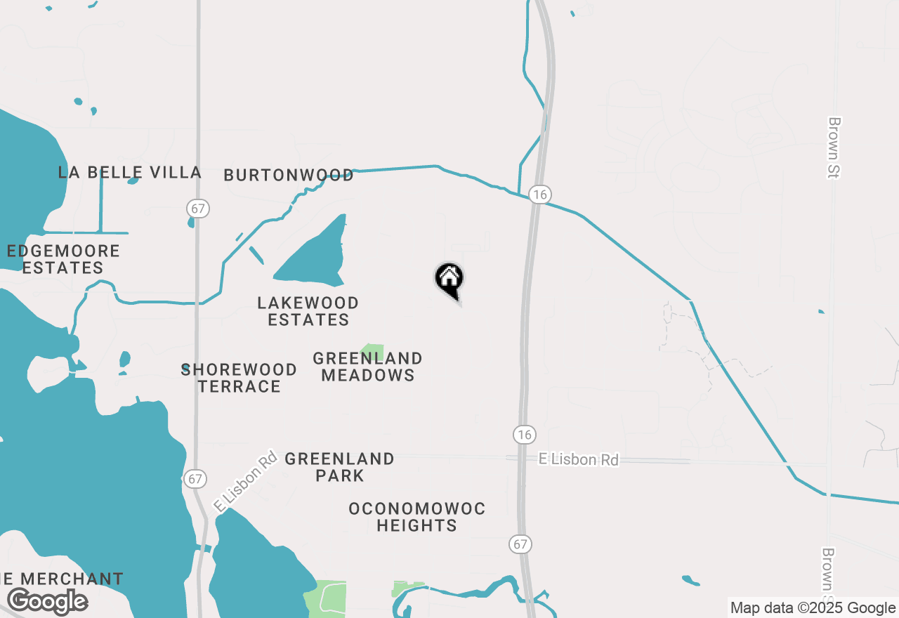 Map of 1290 Winterberry Rd, Oconomowoc, WI 53066