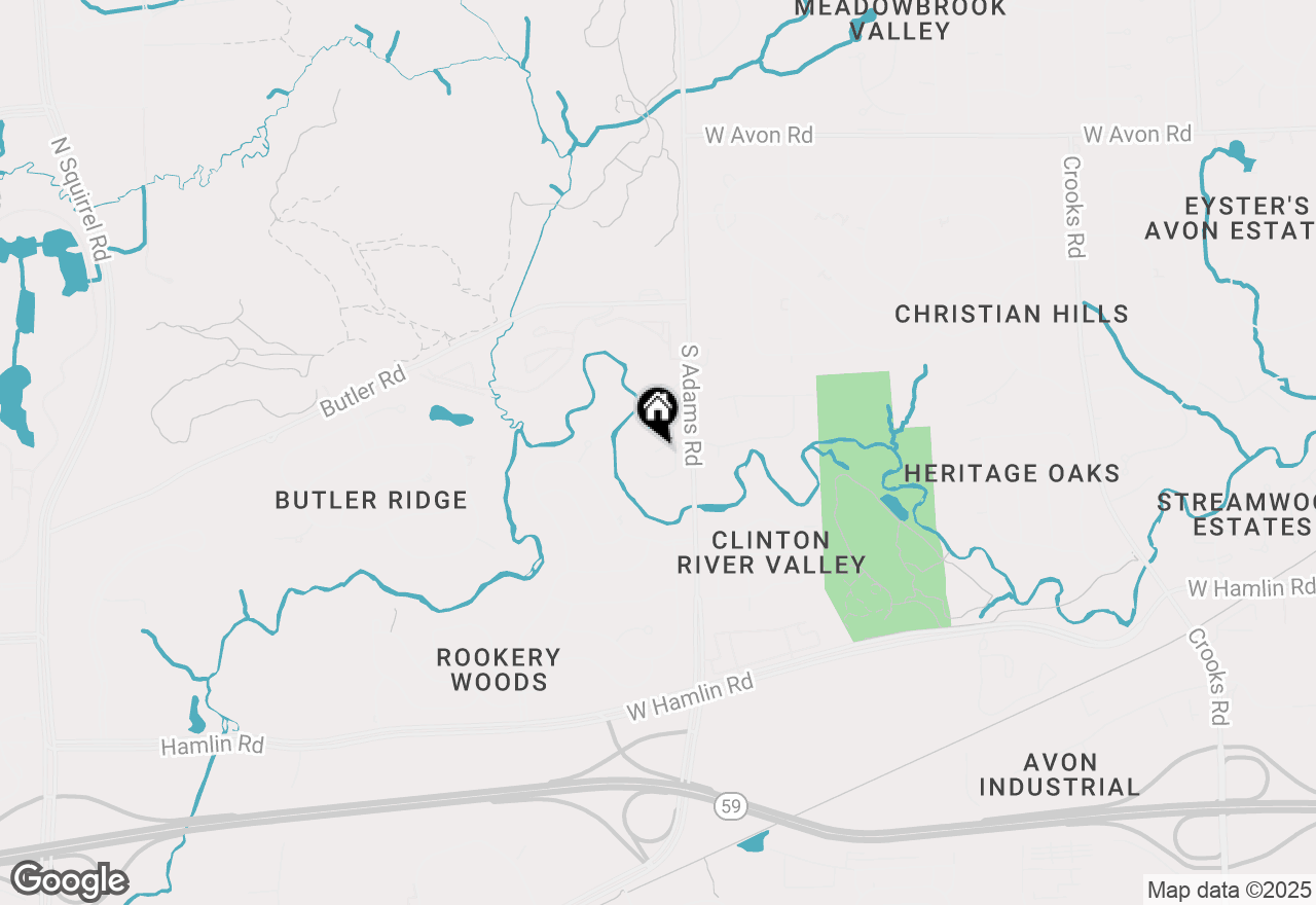 Map of 1697 Riverside Drive #18, Rochester Hills, MI 48309