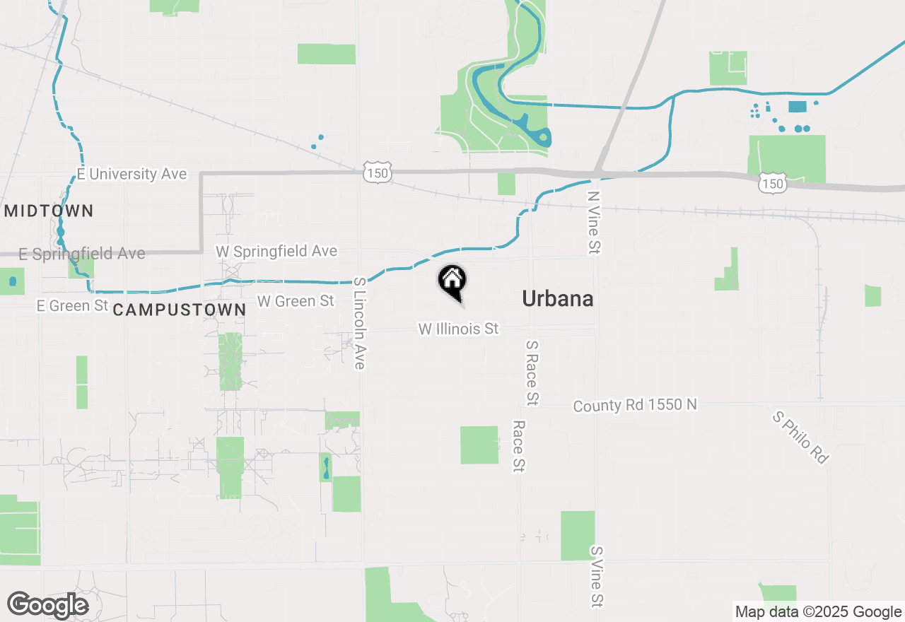 Map of 506 W High Street, Urbana, IL 61801