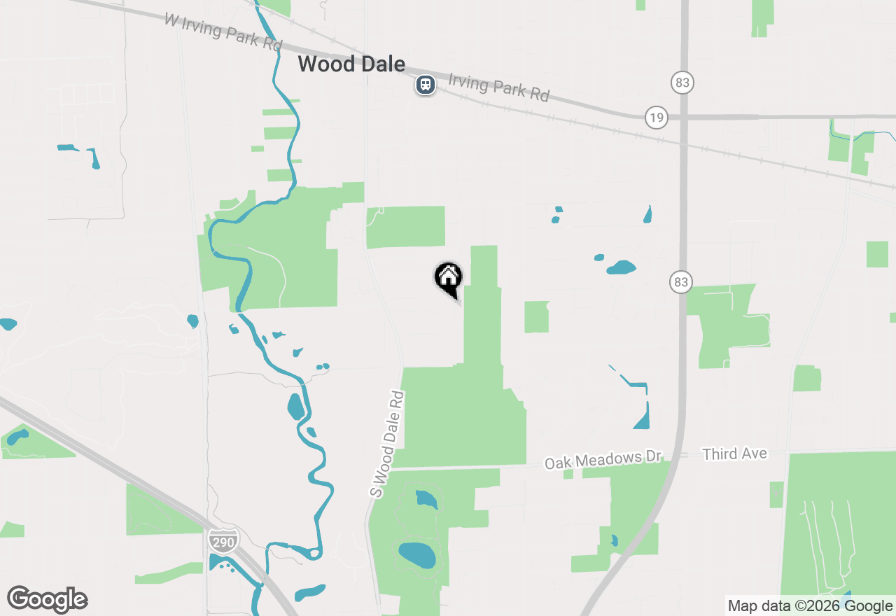 Map of 254 S Cedar Avenue, Wood Dale, IL 60191