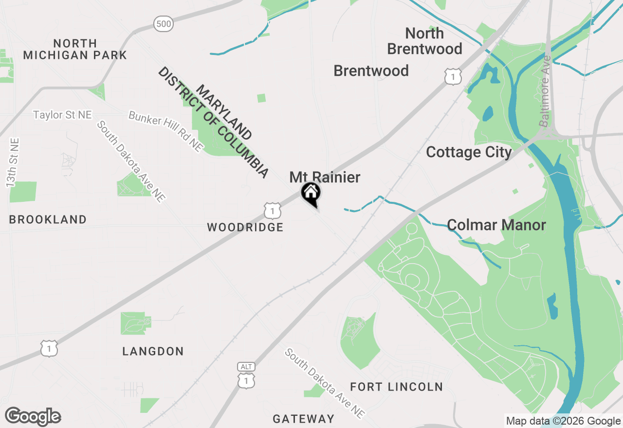 Map of 3151 Newton Street Ne, Washington, DC 20018