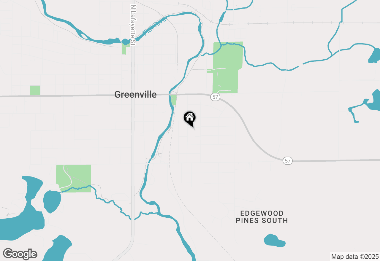Map of 702 S Cedar Street, Greenville, MI 48838