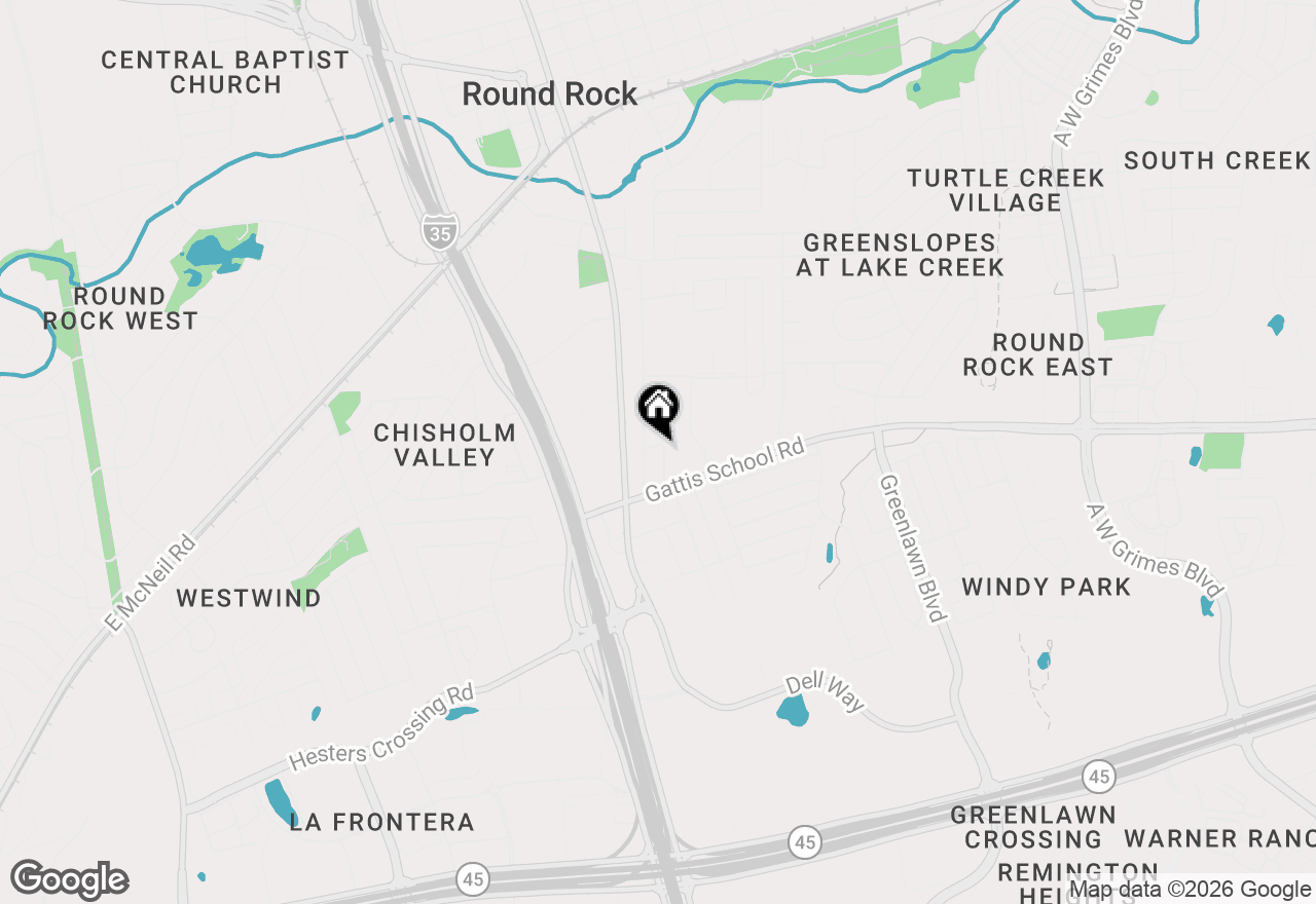 Map of 1602 Cushing Park Dr, Round Rock, TX 78664