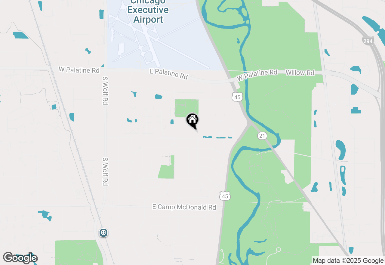 Map of 830 E Old Willow Road #8-107, Prospect Heights, IL 60070