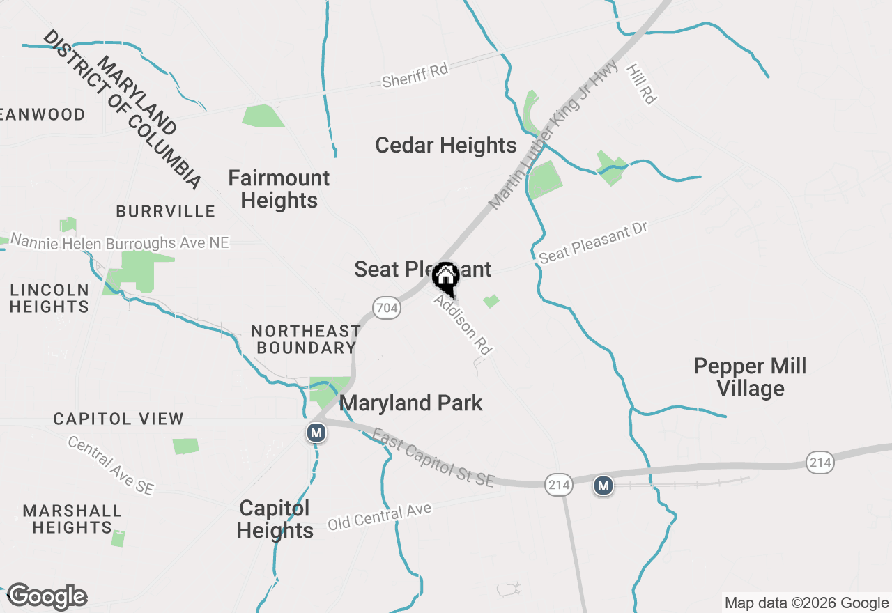 Map of 5919 Addison Road, Capitol Heights, MD 20743