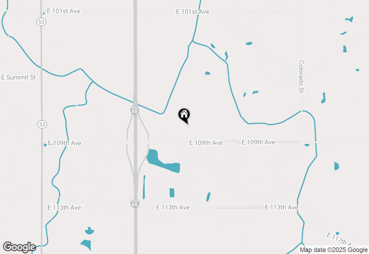 Map of 10745 Illinois Street, Crown Point, IN 46307