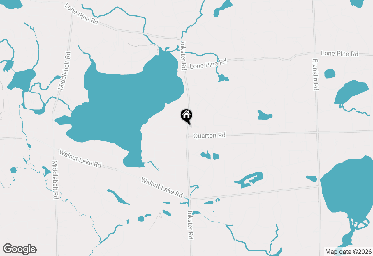 Map of 5753 N. Kilbrennan Road, Bloomfield, MI 48301