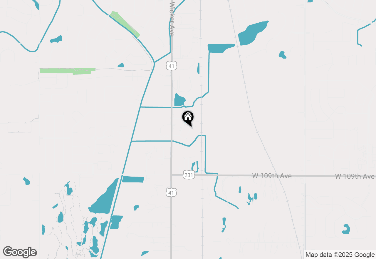Map of 10636 Schneider Place, St. John, IN 46373