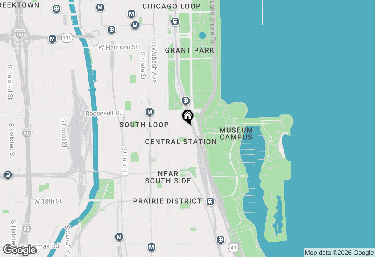 Map of 233 E 13th Street #510, Chicago, IL 60605