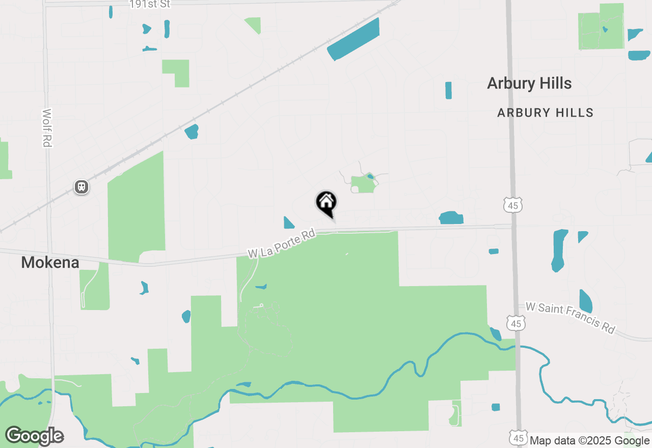 Map of 10243 Cambridge Drive, Mokena, IL 60448