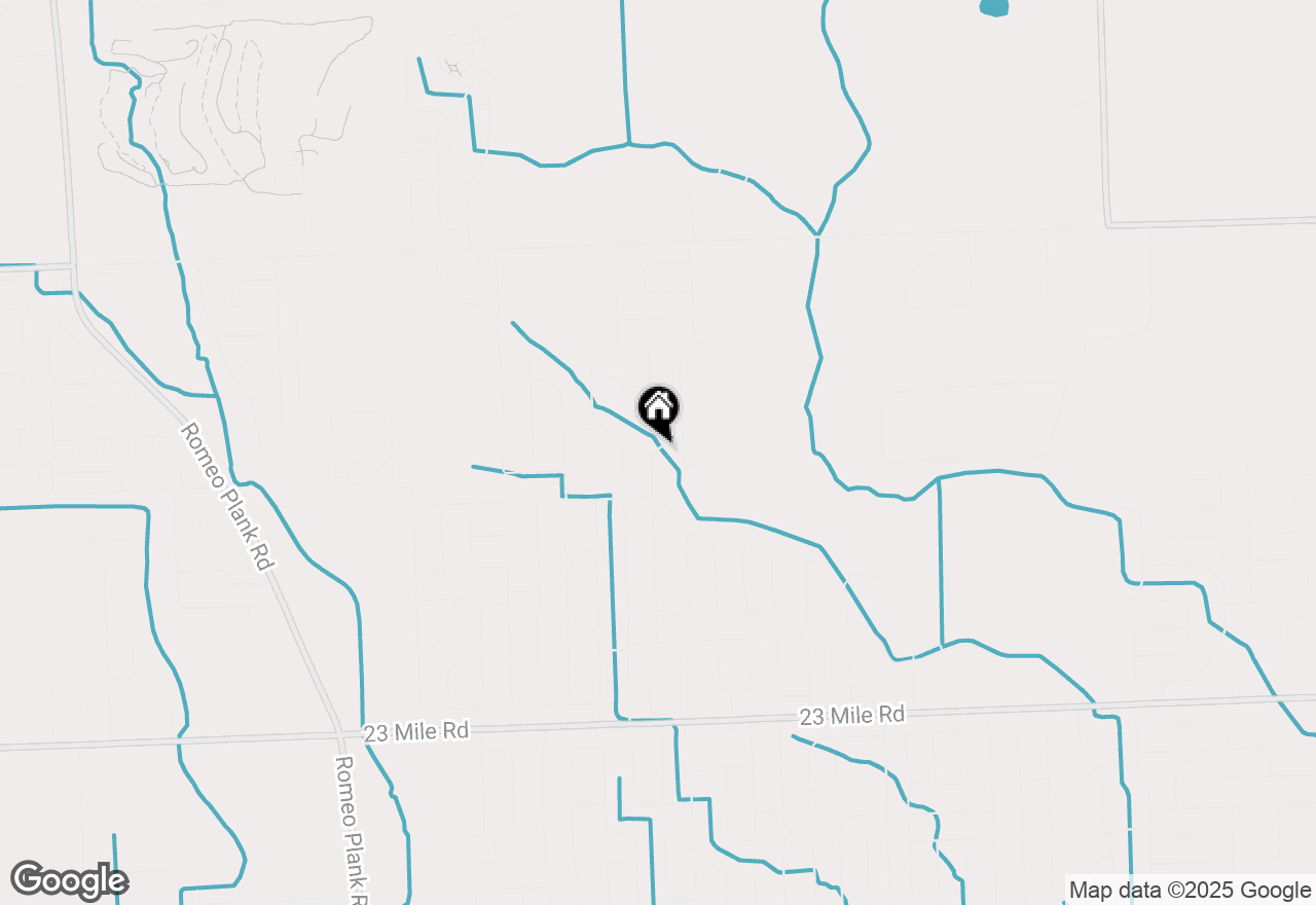 Map of 52155 Pawnee Drive, Macomb, MI 48042