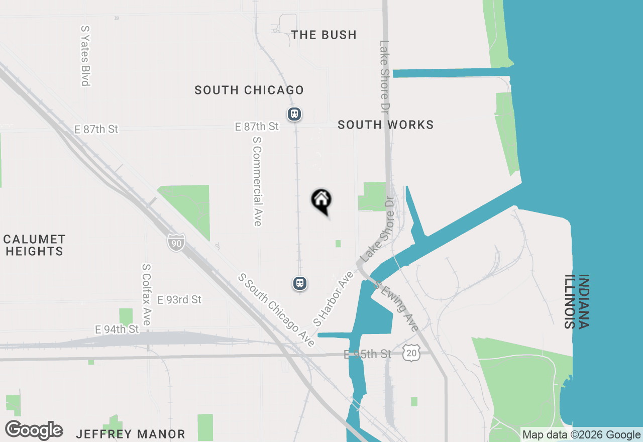 Map of 9020 S Burley Avenue, Chicago, IL 60617