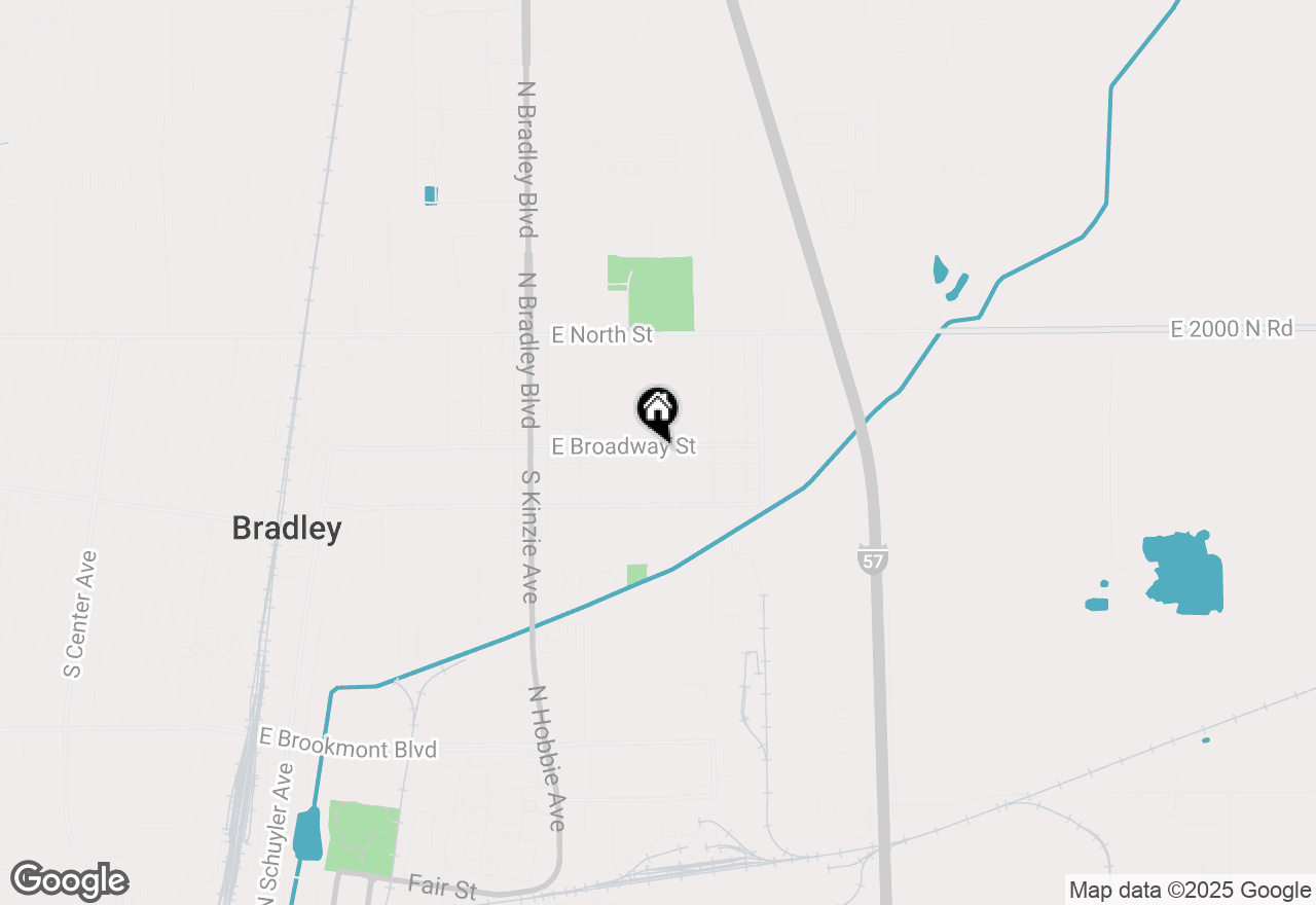 Map of (Address confidential), Bradley, Illinois 60915