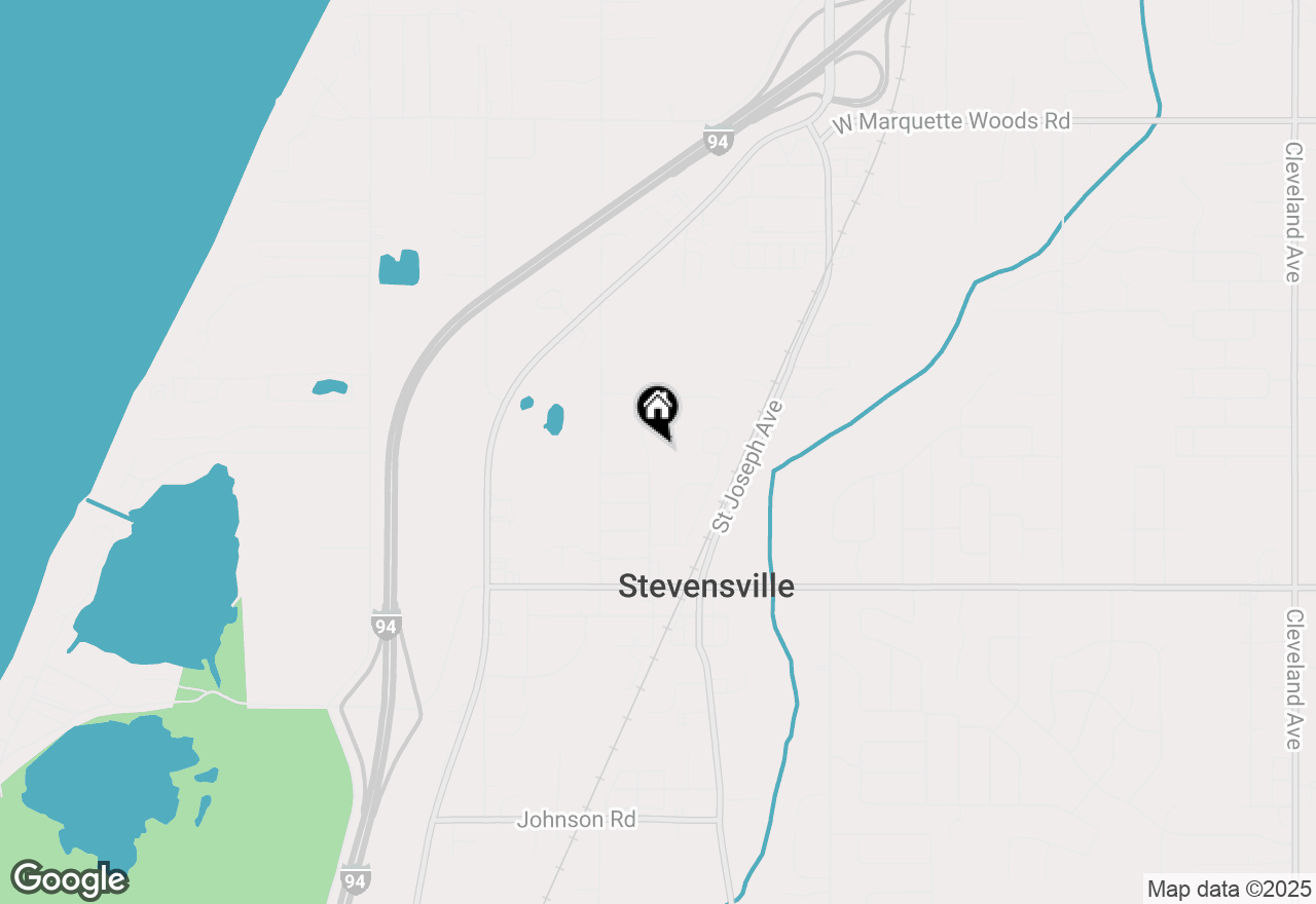 Map of 5477 Fairview Street, Stevensville, MI 49127